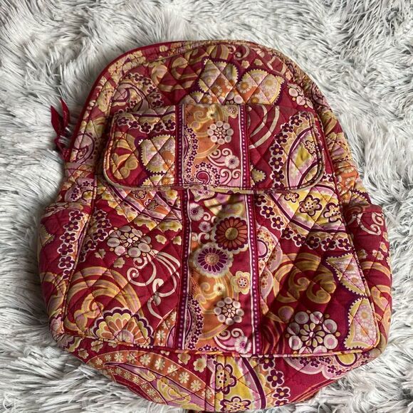 Vera Bradley Paisley Floral Backpack - Picture 2 of 4